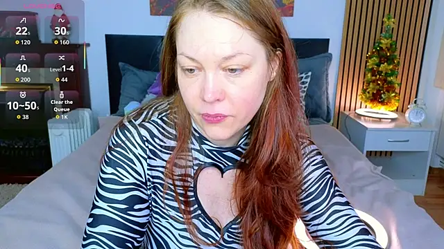 CutieGinger online show from December 21, 2025, 3:25 pm