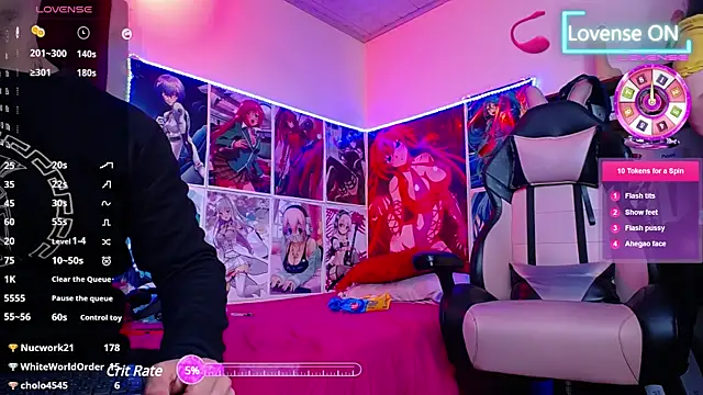 Snapshot of AntonellaAndMao chatting on March 22, 2025, 3:20 am AntonellaAndMao online show from March 22, 2025, 3:20 am