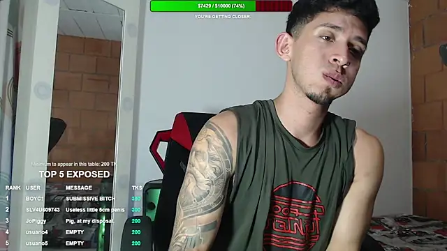 stevenSEX123 online show from July 10, 2026, 4:45 am