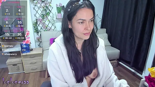 Snapshot of Lunlunera chatting on February 7, 2025, 9:58 am Lunlunera online show from February 7, 2025, 9:58 am
