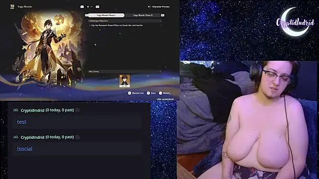 CryptidIndrid online show from December 20, 2024, 9:39 pm