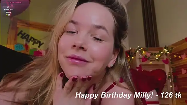 milly shy online show from February 21, 2025, 8:07 am