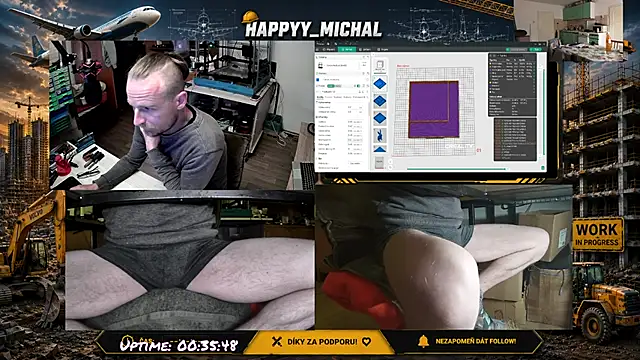 Snapshot of Happy_Michal chatting on June 3, 2026, 7:09 am Happy Michal online show from June 3, 2026, 7:09 am