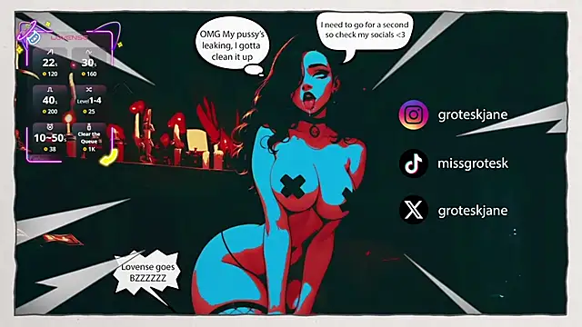 GroteskJane online show from March 25, 2026, 9:08 am