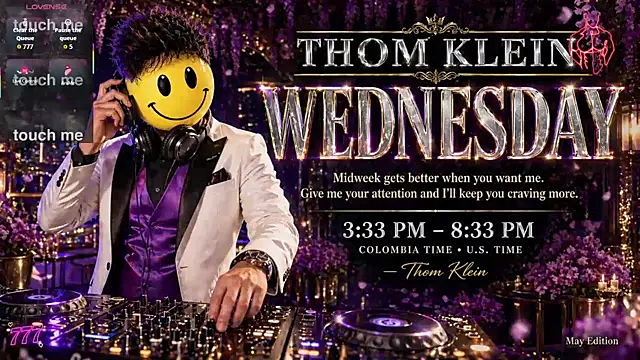 Snapshot of thomklein chatting on May 20, 2026, 8:06 pm thomklein online show from May 20, 2026, 8:06 pm
