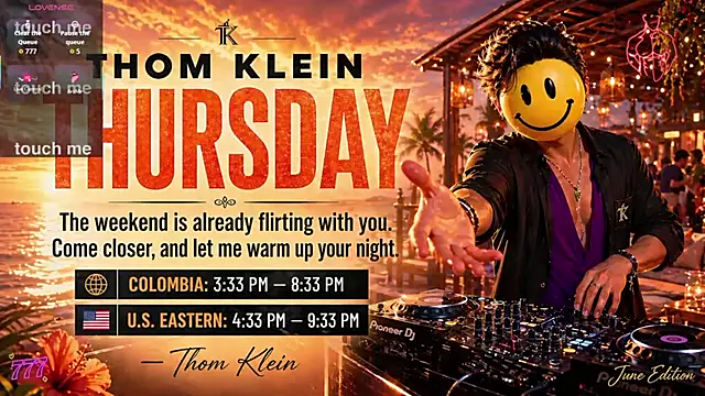 thomklein online show from June 11, 2026, 8:39 pm
