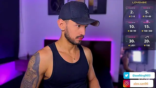 AxelKing1326 online show from January 11, 2026, 11:00 pm