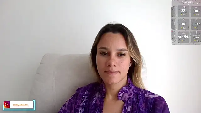 Snapshot of SamanthaWatson chatting on April 27, 2026, 3:10 pm SamanthaWatson online show from April 27, 2026, 3:10 pm