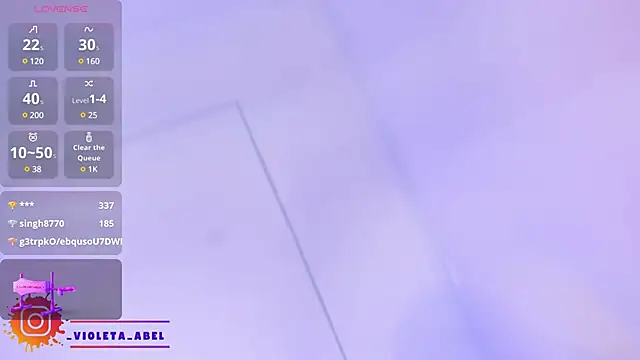 VioletaAbel online show from March 9, 2025, 4:11 pm