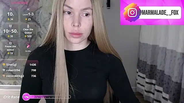 Snapshot of Marmalade_Fox chatting on April 8, 2026, 3:35 pm Marmalade Fox online show from April 8, 2026, 3:35 pm