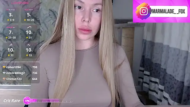 Snapshot of Marmalade_Fox chatting on April 1, 2026, 4:37 pm Marmalade Fox online show from April 1, 2026, 4:37 pm