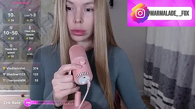 Snapshot of Marmalade_Fox chatting on April 16, 2026, 4:52 pm Marmalade Fox online show from April 16, 2026, 4:52 pm