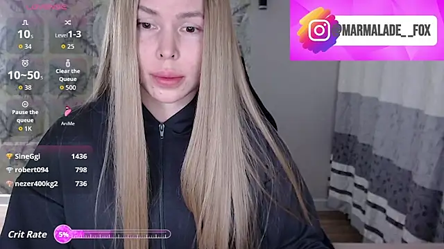 Snapshot of Marmalade_Fox chatting on April 7, 2026, 3:47 pm Marmalade Fox online show from April 7, 2026, 3:47 pm