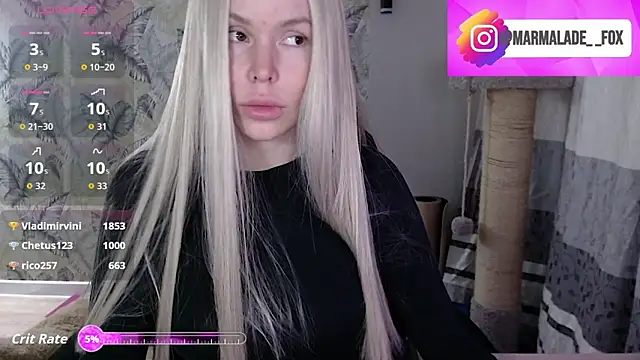 Snapshot of Marmalade_Fox chatting on March 12, 2026, 4:22 pm Marmalade Fox online show from March 12, 2026, 4:22 pm