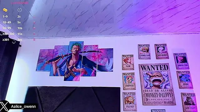 Aliceowenn online show from November 28, 2025, 7:03 pm