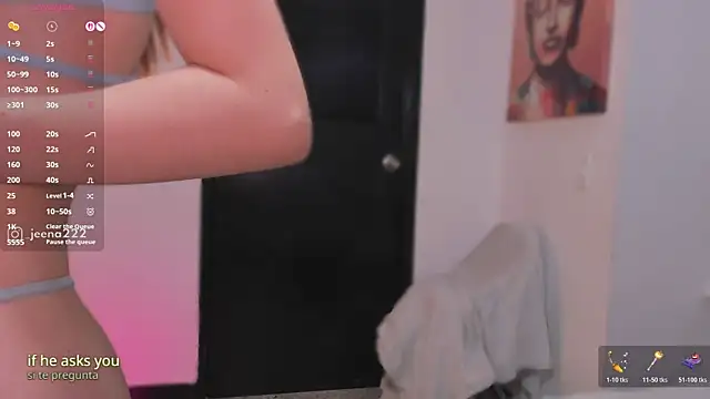 jenaa  online show from April 8, 2026, 1:01 pm