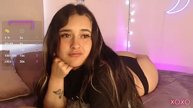 Snapshot of Megan_FE chatting on February 3, 2025, 2:34 pm Megan FE online show from February 3, 2025, 2:34 pm