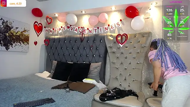 CaroFisher online show from February 15, 2026, 12:59 pm