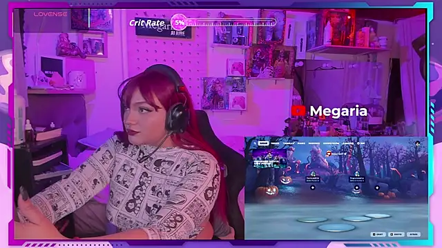 Snapshot of MegariaB chatting on October 19, 2025, 4:15 am MegariaB online show from October 19, 2025, 4:15 am