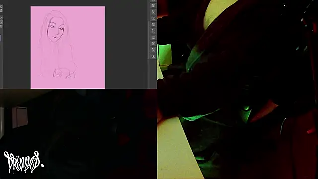 Snapshot of DrenchedArt chatting on February 21, 2025, 7:23 am DrenchedArt online show from February 21, 2025, 7:23 am