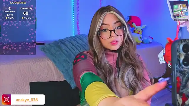 Snapshot of AnngelaSkye chatting on January 18, 2026, 5:55 am AnngelaSkye online show from January 18, 2026, 5:55 am