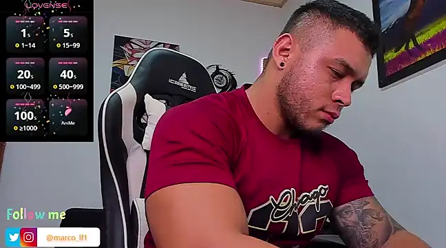 Marco diaz1 online show from January 23, 2025, 11:05 pm