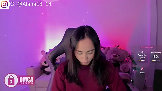 Snapshot of Alana_Pherson chatting on November 7, 2025, 4:28 am Alana Pherson online show from November 7, 2025, 4:28 am