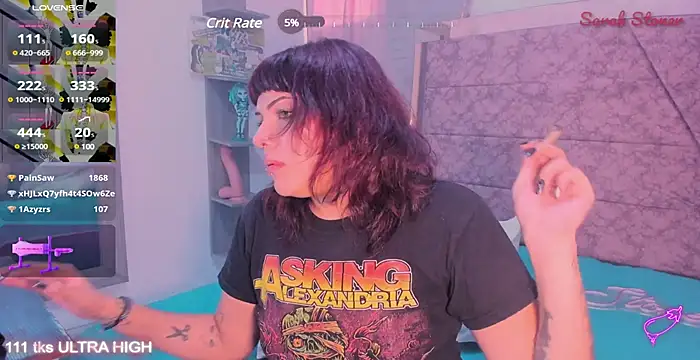 Snapshot of Sarah-Stoner chatting on March 12, 2025, 10:07 pm Sarah-Stoner online show from March 12, 2025, 10:07 pm