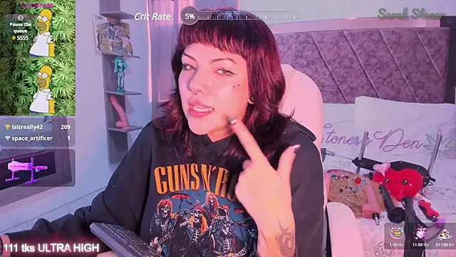 Snapshot of Sarah-Stoner chatting on March 10, 2025, 9:40 pm Sarah-Stoner online show from March 10, 2025, 9:40 pm