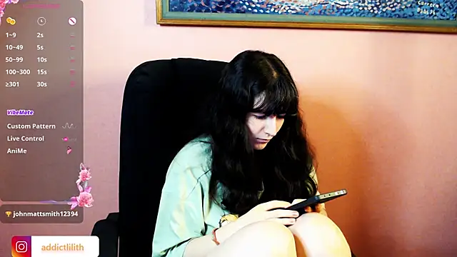 Snapshot of AddictCouple chatting on March 4, 2025, 1:55 am AddictCouple online show from March 4, 2025, 1:55 am
