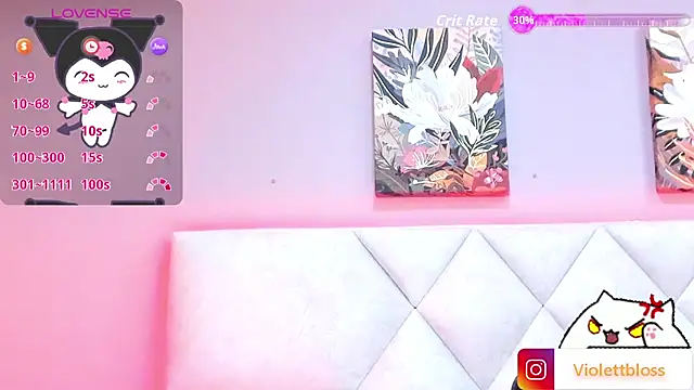 Violettbloss online show from September 23, 2025, 3:35 am