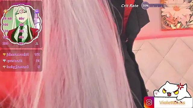 Violettbloss online show from October 4, 2025, 7:43 am