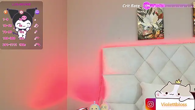 Violettbloss online show from October 1, 2025, 3:33 am