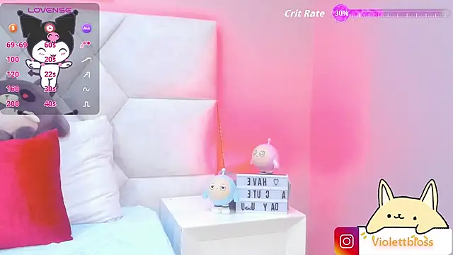 Violettbloss online show from September 26, 2025, 3:13 am