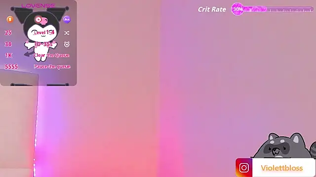 Violettbloss online show from September 9, 2025, 3:38 am