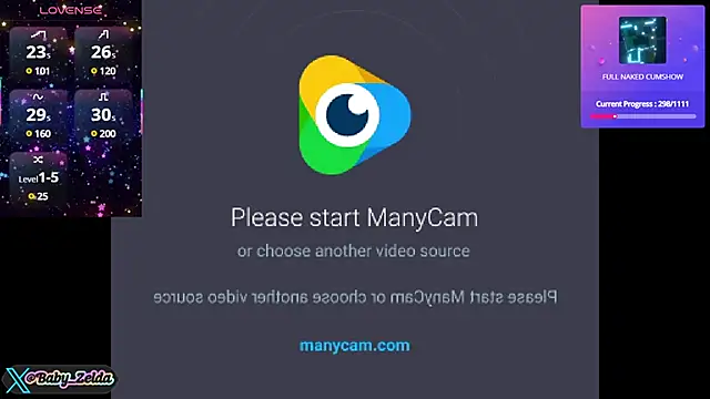 BabyZelda online show from February 6, 2025, 7:24 am