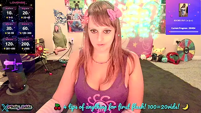 BabyZelda online show from November 15, 2025, 3:10 am