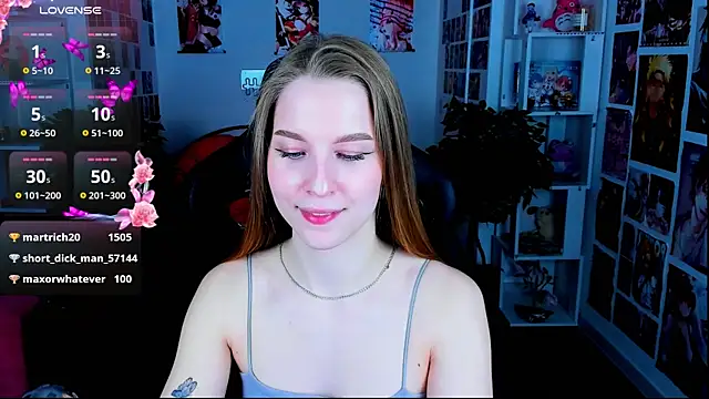 Snapshot of CuteMousee chatting on February 19, 2025, 6:00 pm CuteMousee online show from February 19, 2025, 6:00 pm