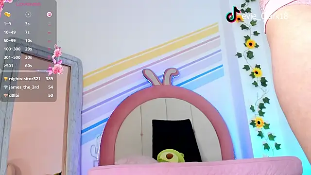 Snapshot of Evie_Clark chatting on January 29, 2025, 12:22 am Evie Clark online show from January 29, 2025, 12:22 am