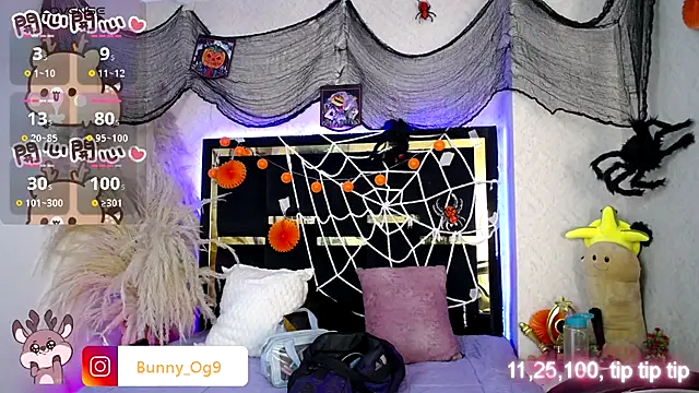 Bunny O online show from October 26, 2025, 9:37 pm