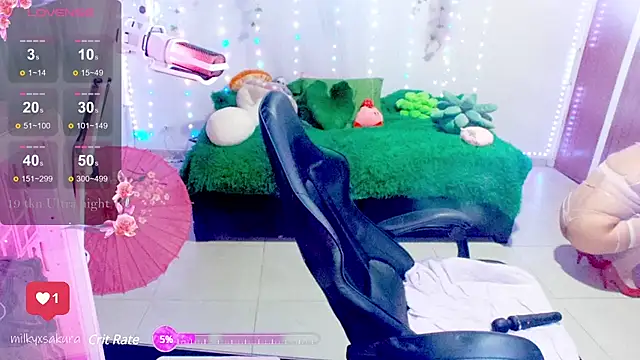 Snapshot of MilkyXSakura chatting on February 2, 2025, 3:10 am MilkyXSakura online show from February 2, 2025, 3:10 am