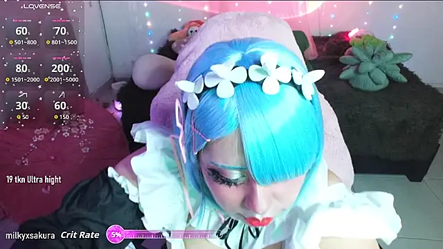 Snapshot of MilkyXSakura chatting on January 18, 2026, 12:03 am MilkyXSakura online show from January 18, 2026, 12:03 am