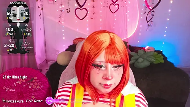 Snapshot of MilkyXSakura chatting on March 28, 2026, 3:07 am MilkyXSakura online show from March 28, 2026, 3:07 am