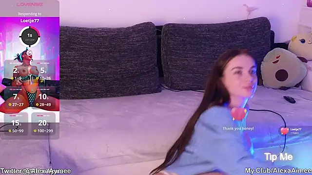 AlexaAimee online show from December 18, 2025, 8:12 pm