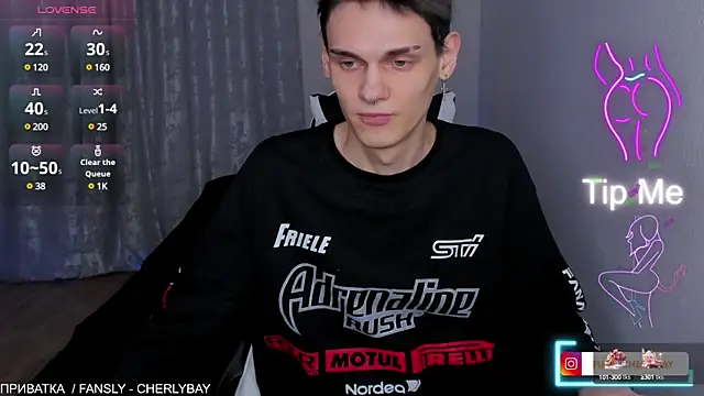 CHERLYBAY online show from February 25, 2025, 9:04 pm