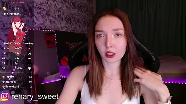Snapshot of renary_sweet chatting on February 1, 2025, 12:40 am renary sweet online show from February 1, 2025, 12:40 am