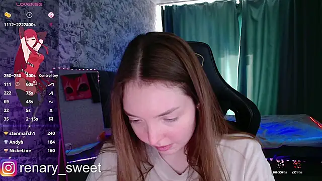 Snapshot of renary_sweet chatting on February 28, 2025, 6:21 am renary sweet online show from February 28, 2025, 6:21 am