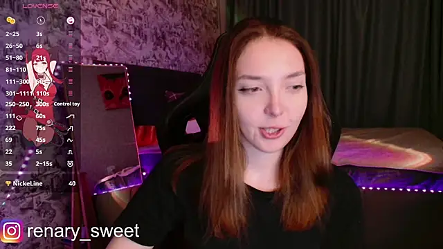 Snapshot of renary_sweet chatting on February 9, 2025, 9:49 pm renary sweet online show from February 9, 2025, 9:49 pm