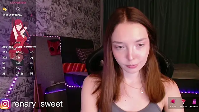 Snapshot of renary_sweet chatting on February 6, 2025, 2:26 pm renary sweet online show from February 6, 2025, 2:26 pm