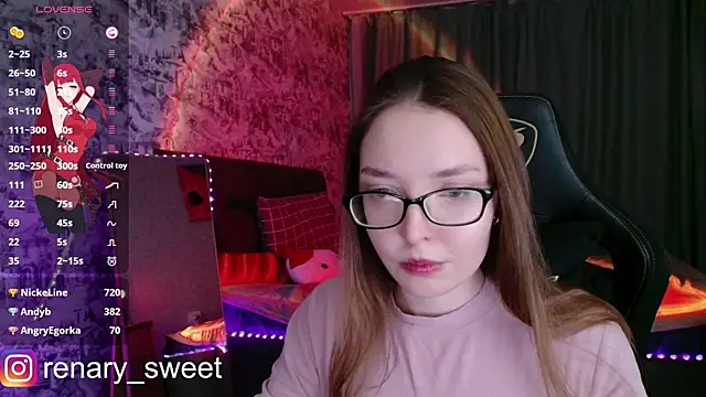 Snapshot of renary_sweet chatting on February 22, 2025, 12:27 am renary sweet online show from February 22, 2025, 12:27 am